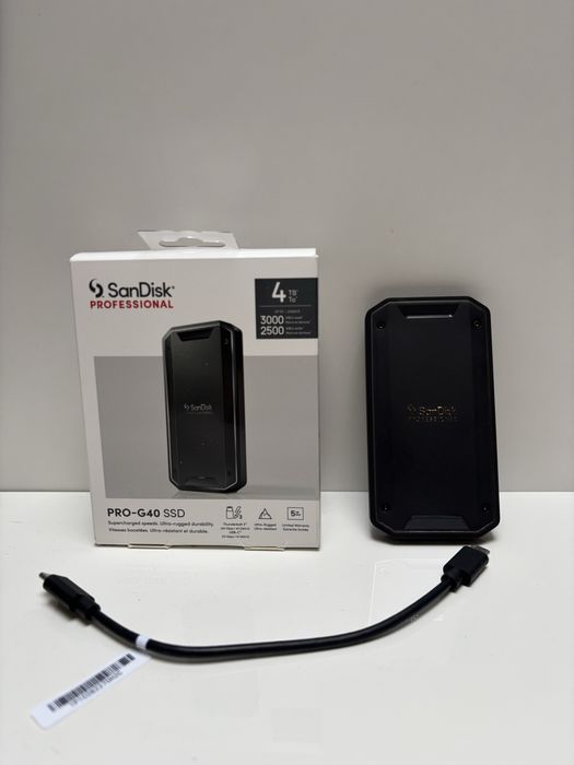 Sandisk  Professional  PRO-G40 4TB dysk SSD Jak nowy Gwarancja 4 lata!