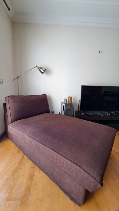 Chaise longue IKEA Castanho (como novo)