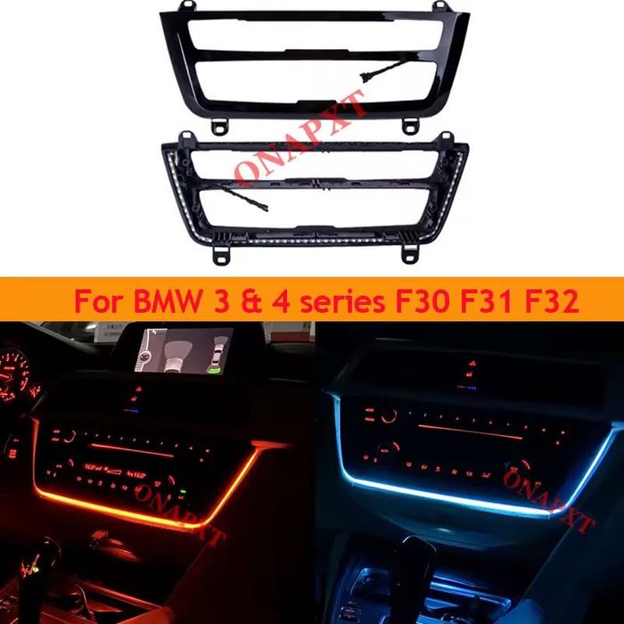 Рамка климата с подсветкой BMW F30 F32 F36 F31 F35 F34 F80 F82 F83