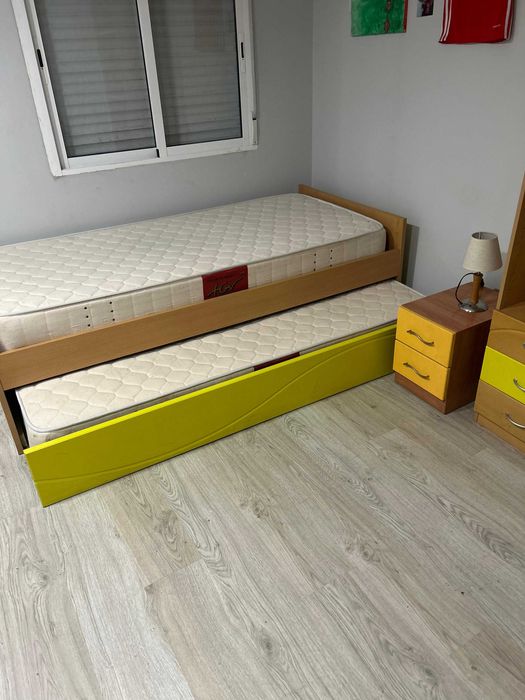 Conjunto de Mobília de Quarto Infantil/Adolescente