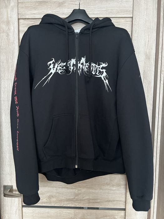 Zip-Hoodie Vetements Total Fucking Darkness: 4 300 грн. - Худи
