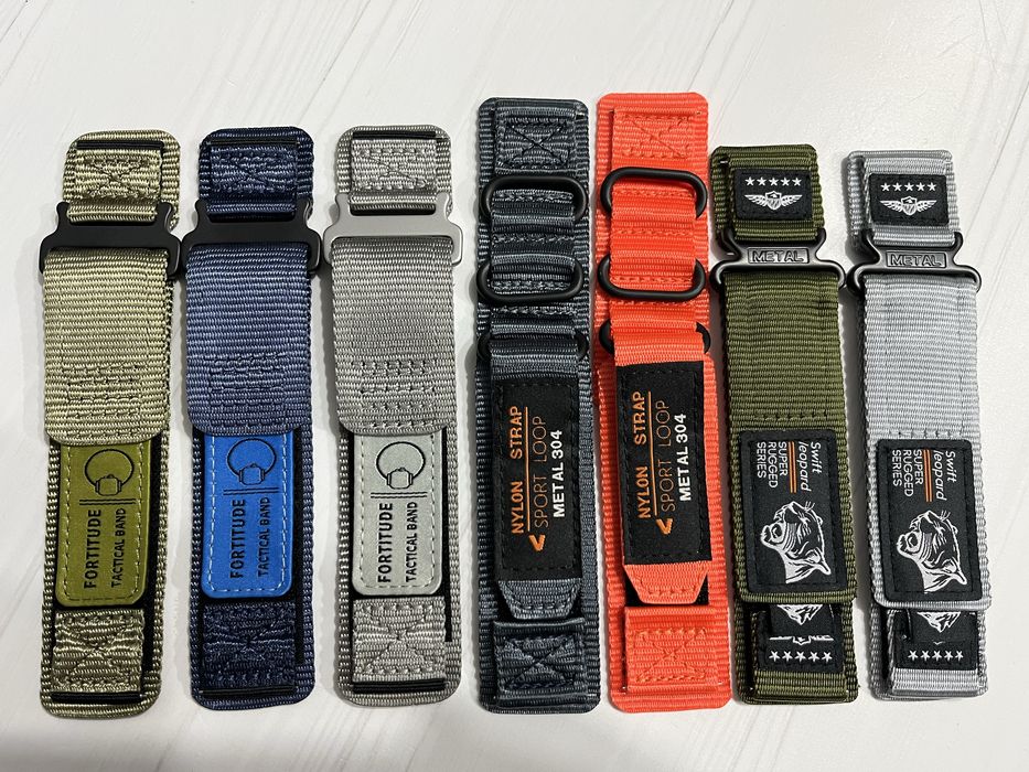 Ремінець / ремешок нейлоновий тканевий на 22 мм/24 мм