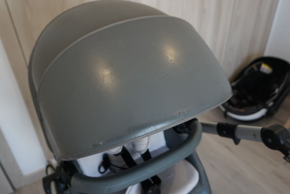 Conjunto completo Mima Xari - carrinho+ovo+alcofa