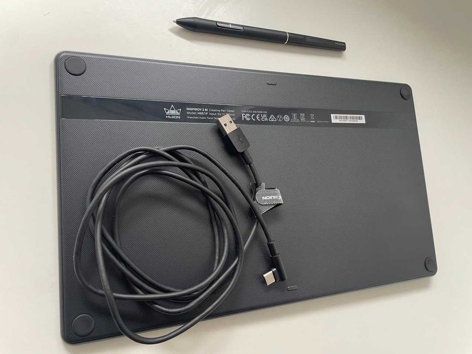 Huion Inspiroy 2 M H951P e caneta Huion Slim Pen PW550S
