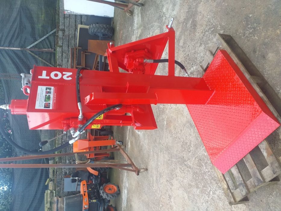 Rachador de lenha vertical 20t reforçado