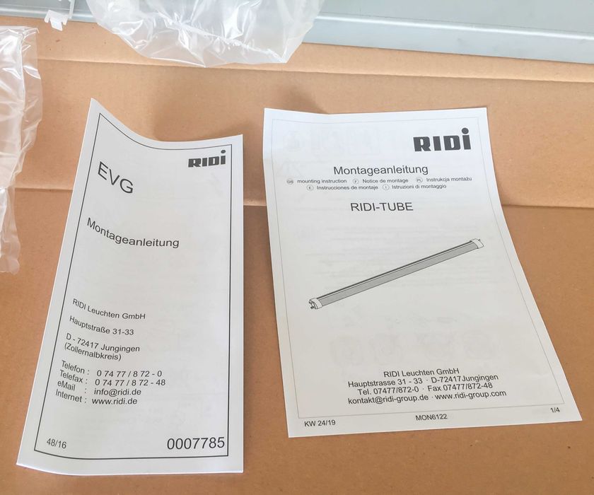 Lampa wisząca liniowa Ridi Arktik BE-115/30NDMPS