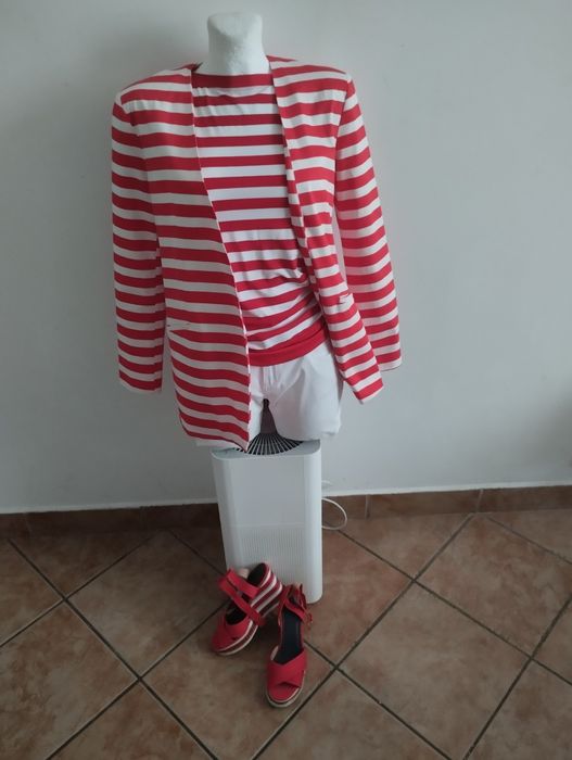 Komplet spodnie + żakiet + 2 bluzki rozm M (38)