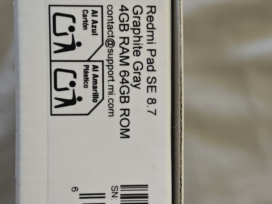 Tablet Xiaomi redmi pad se 8.7 novo