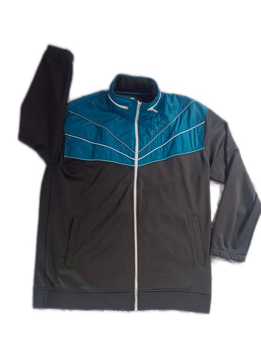 Czarno niebieska bluza sportowa rozpinana Ecko unltd. 3xl