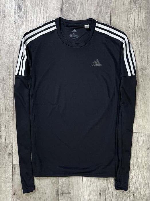 Adidas climalite running кофта лонгслив XS размер беговая черная