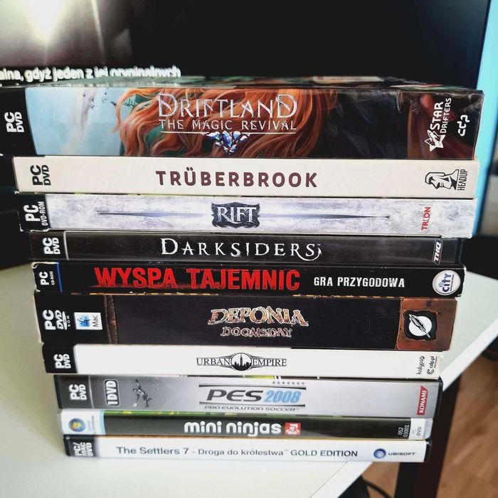Zestaw 10 gier komputerowych PC