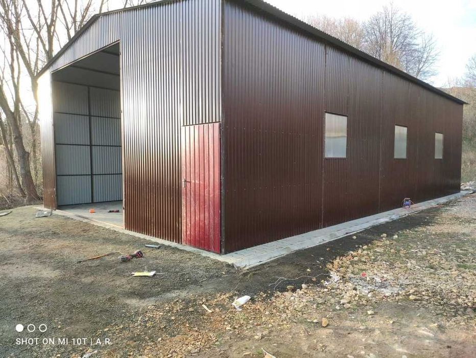 hala wiaty garaże blaszane  10x30