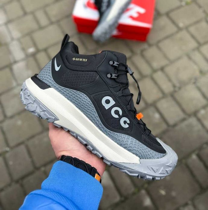 !ЗИМА! Nike ACG Mountain Fly 2 Gore-Tex Black Grey 41 42 43 44 45 46