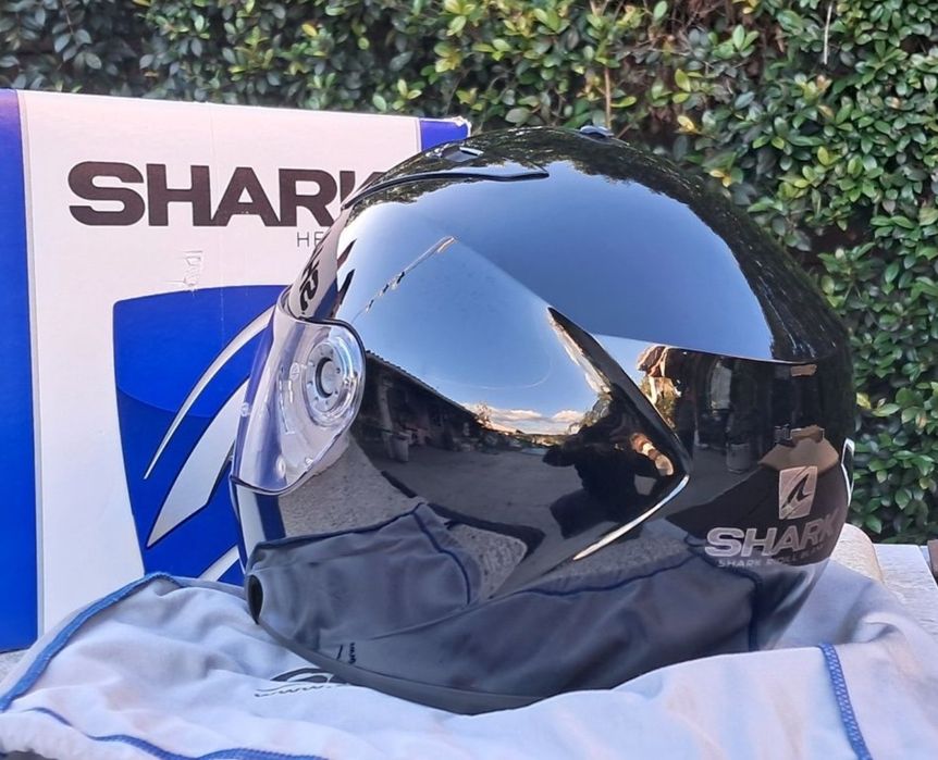 Capacete BMW Gs Pure, Capacete SHARK ridill black  e sacos laterais