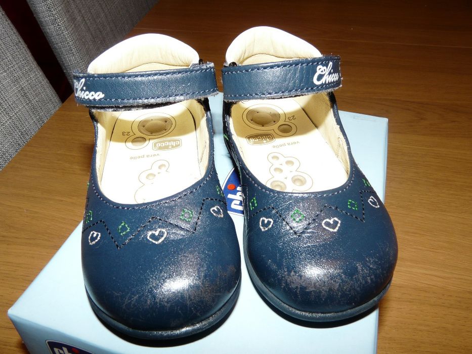 Sapatinhos sabrina Chicco Azul tam 23
