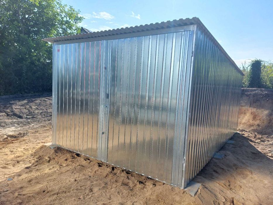 Garaż blaszany Blaszak 3x5 3x6 4x5 4x6 PROMOCJA garaże WZMOCNIONE producent