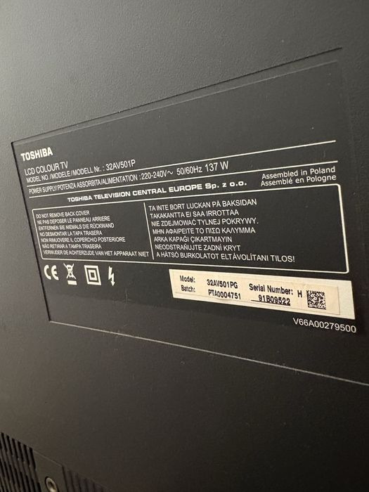 Sprzedam TV Toshiba Regza 32 cale