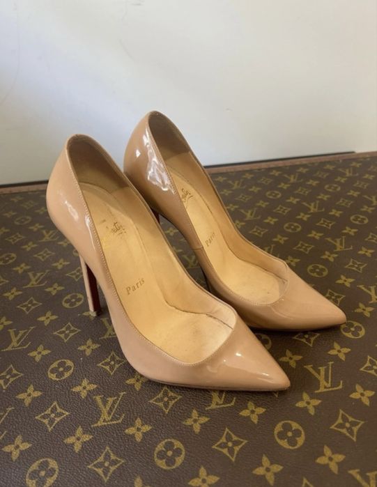 Sapato Nude Christian Loubotin Original