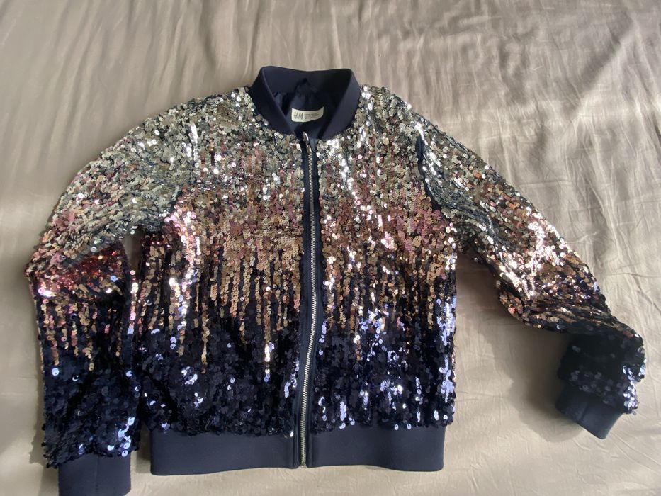 Куртка-жакет H&M з блискитками 9-10 років