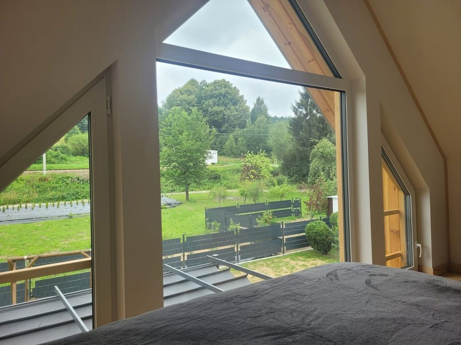 Domek z jakuzzi w górach