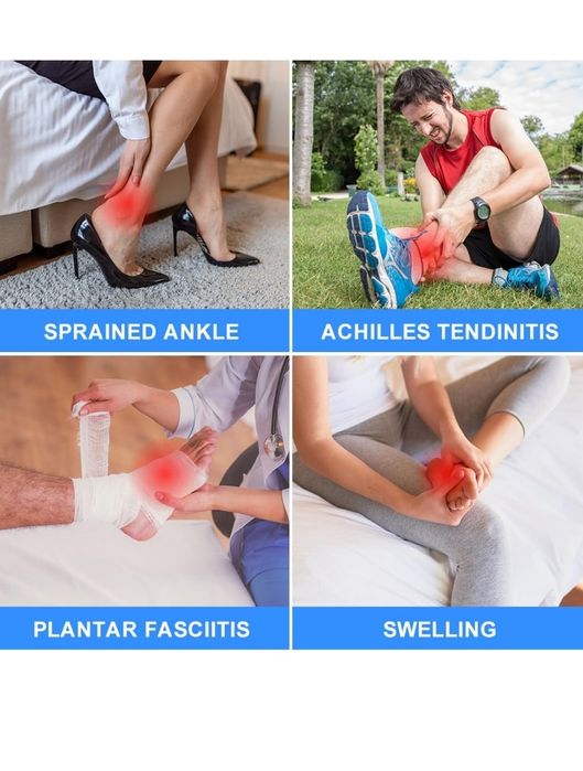 ACWOO Bandaż na kostkę, 2 sztuki, regulowany bandaż na kostkę