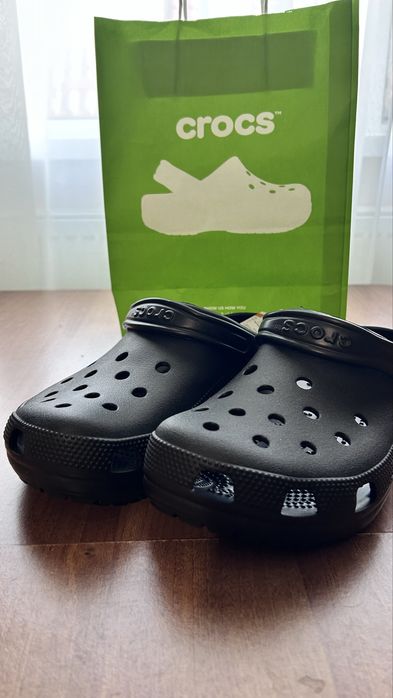 Оригінальні Нові Crocs Classic Clog , чорні, чоловічі