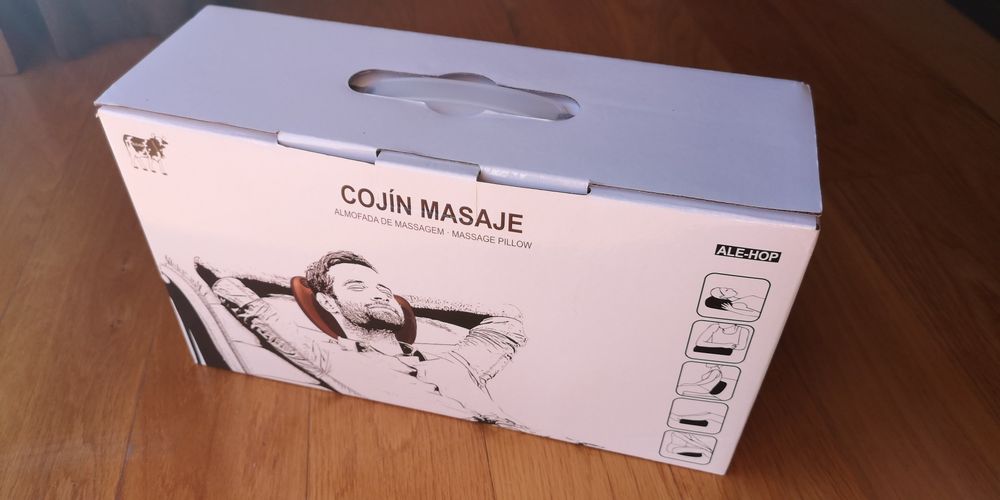 Almofada de massagem c/ função de calor/massagem shiatsu