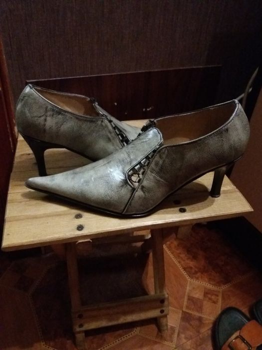 Туфли женские сапожки кожа