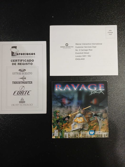 Jogo PC Vintage: Ravage DCX: (1996) – Clássico jogo de ação e ficção científica - Big Box