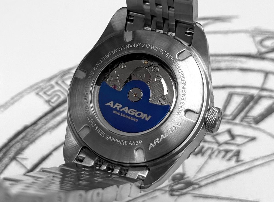 Годинник механічний Aragon Divemaster EVO 40 mm. Ceramic Sapphire 500 MT.
