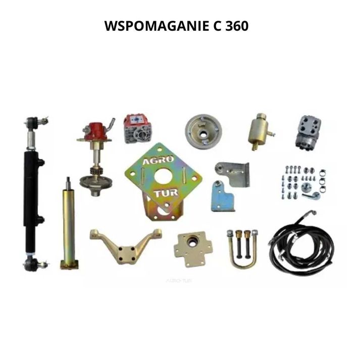 Wspomaganie układu kierowniczego C-360 / 3P / C-330 oś płaska okrągła