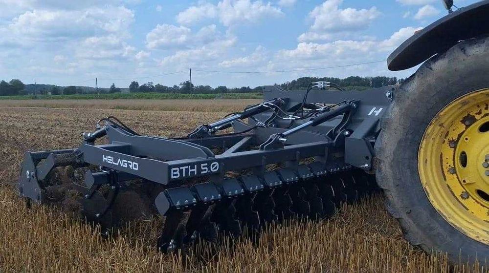 Brona talerzowa ciężka zawieszana 4,0 m hydrauliczna, BTH 4,0 HELAGRO