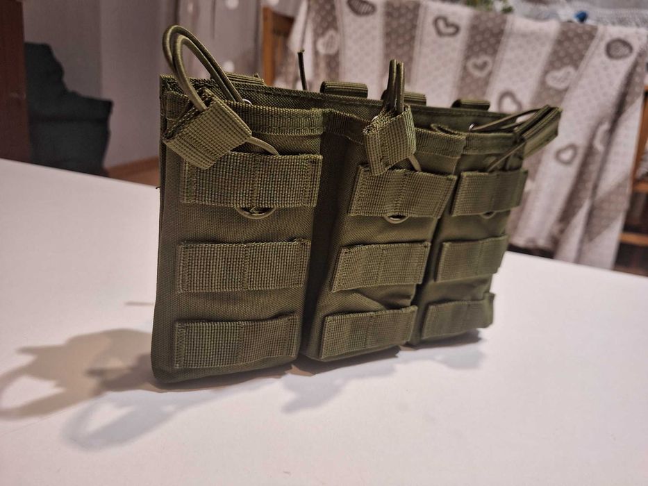 Ładownica Taktyczna z zapięciem typu MOLLE  NA 3 MAGAZYNKI NOWA