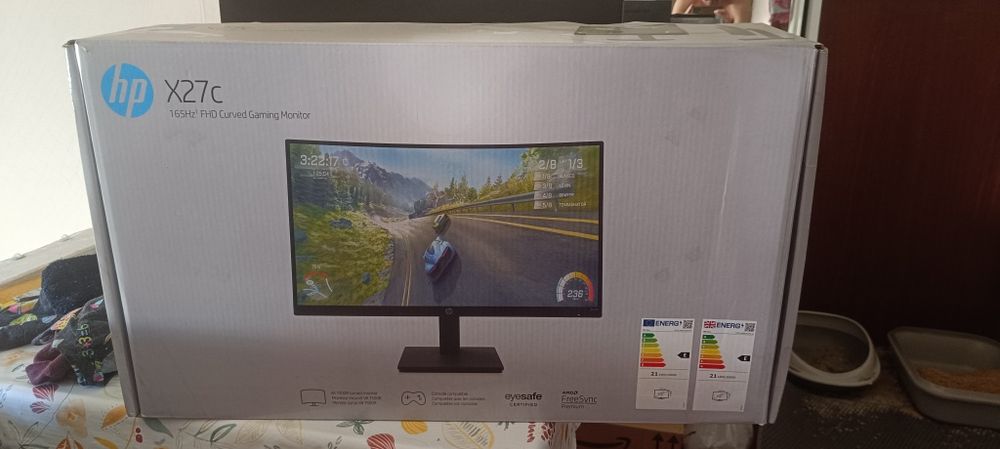 HP X27C 27" Curved 165Hz Gaming Monitor