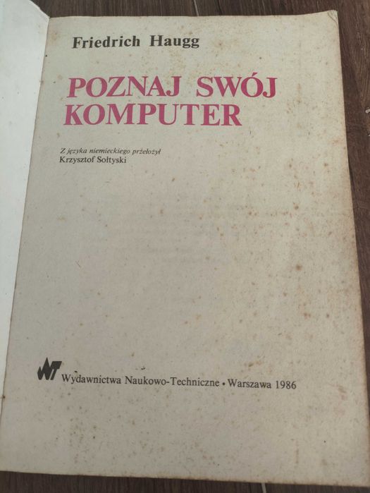 "Poznaj swój komputer" Haugg F.