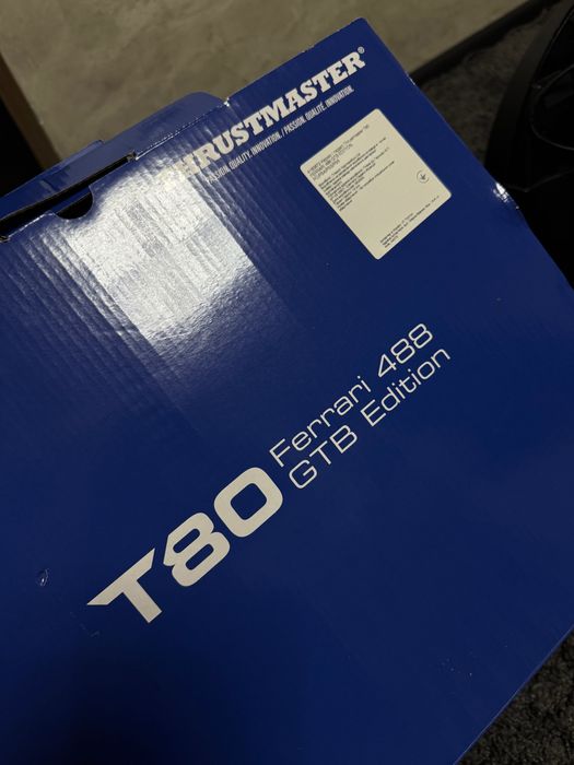 Ігрове кермо Thrustmaster
Ігрове кермо T80 FERRARI 488 GTB EDITION