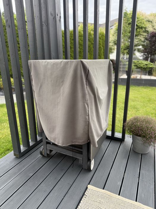 Stolik na kółkach z blatem - pod piec pizza