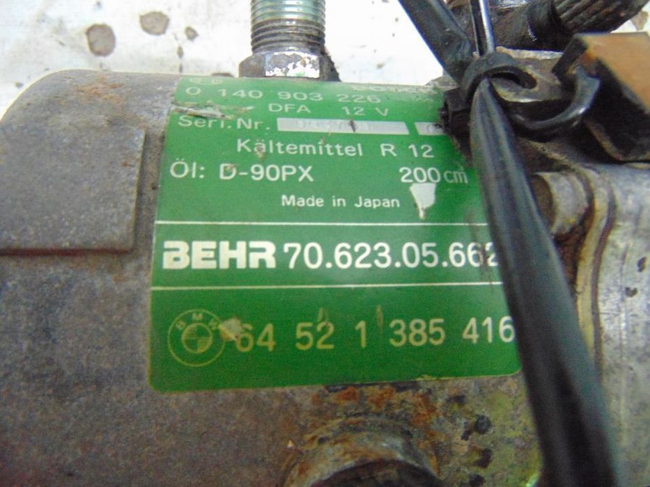 Bmw 735i e32 compressor de ar condicionado
