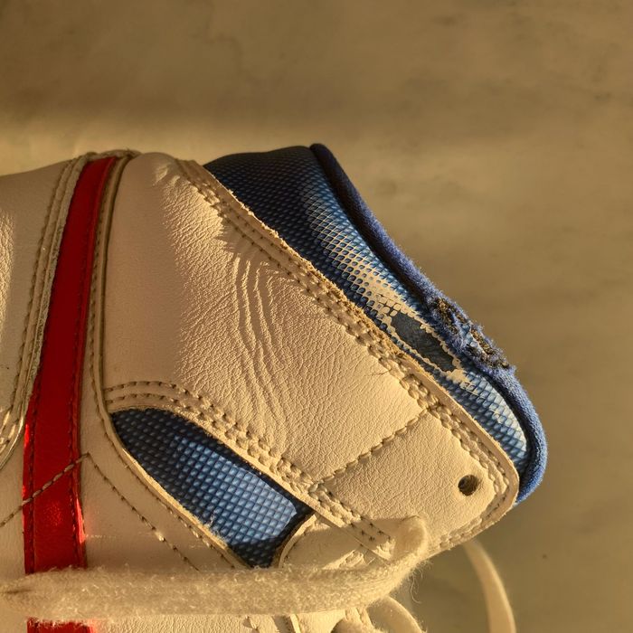 Nike Air Jordan 1 Retro Mid W White Red Royal Blue