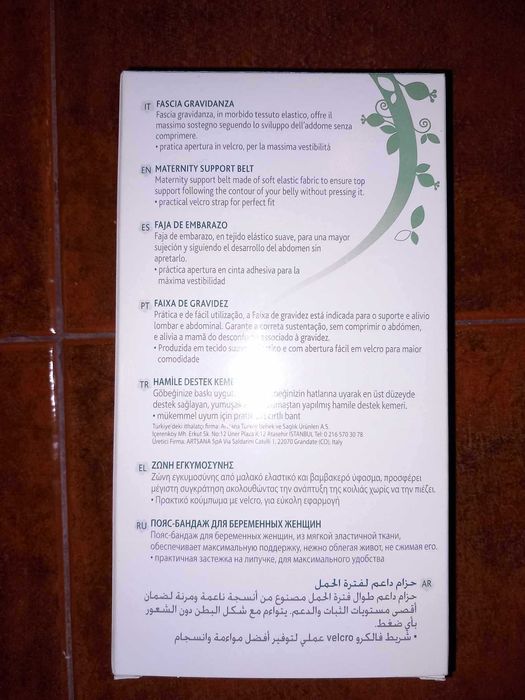 Faixa gravidez tamanho L