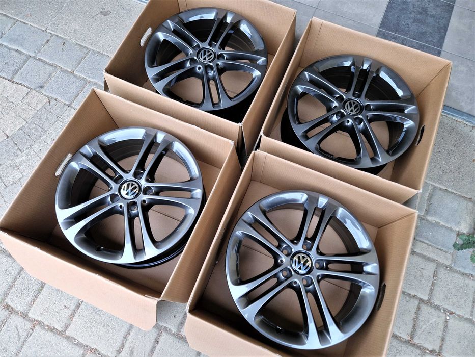 Alufelgi 17 5x112 VW Golf Passat Tiguan Jetta Touran Caddy T-Roc 808#