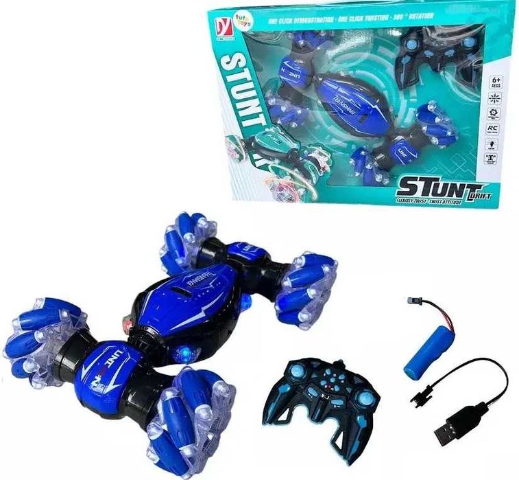 Машинка перевертыш 27см на радиоуправлении A8863 на пульте управления