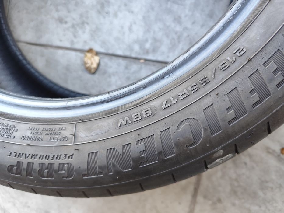 Pneus 215/55r17 Goodyear EfficientGrip Performance 75% piso