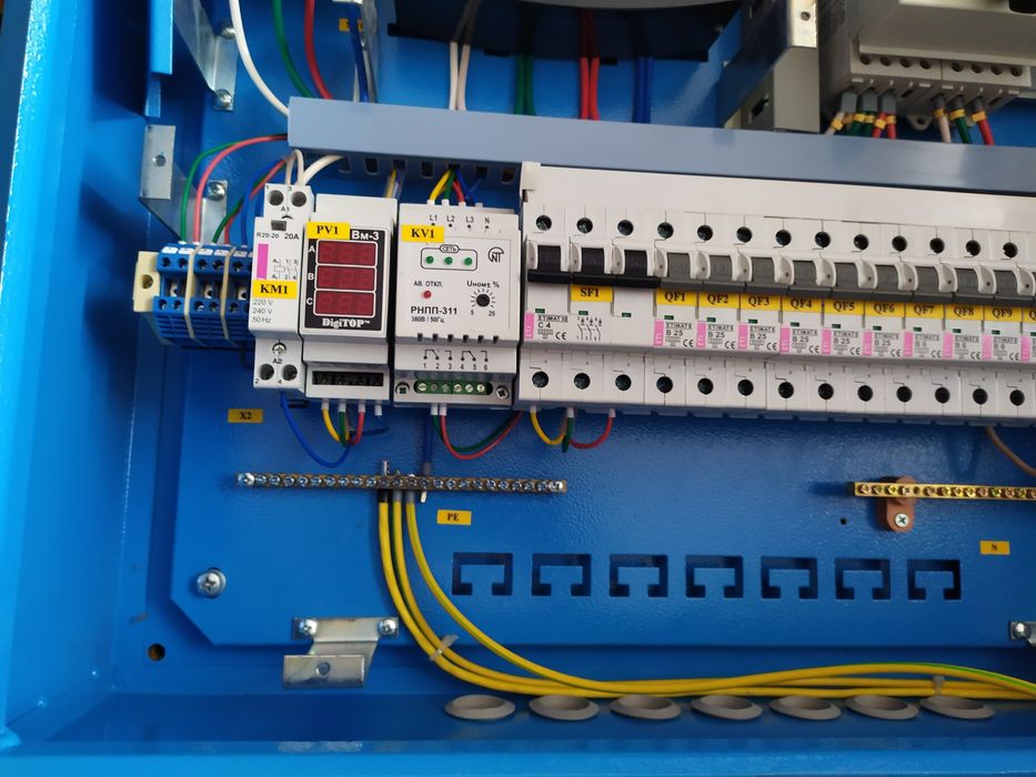 Электро щит собранный  60х60см