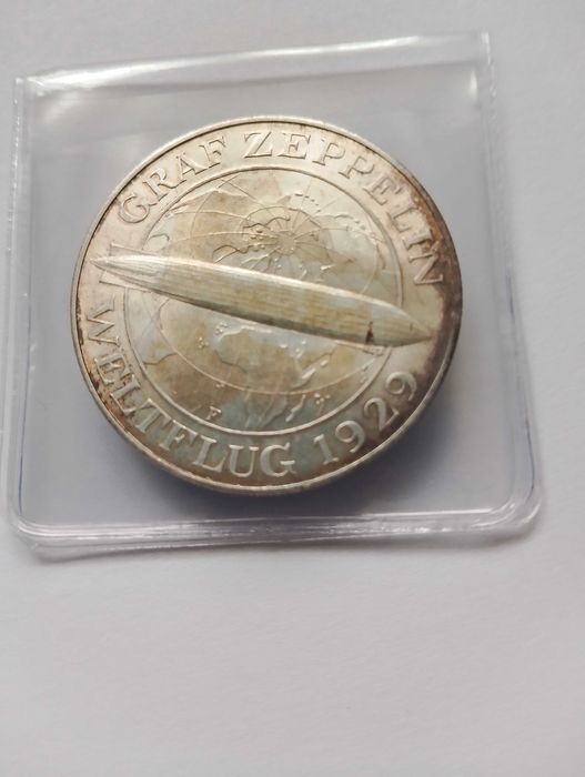 5 marek 1930 Zeppelin lit F stan I b.rzadkie