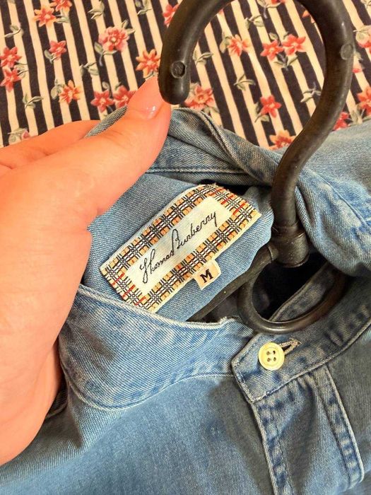 Джинсовая рубашка Burberry, оригинал, размер M