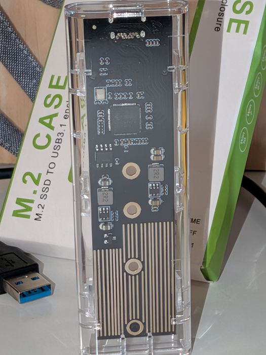 Obudowa M.2 SSD USB 3.1 – case do dysku M.2 NVMe / USB-C