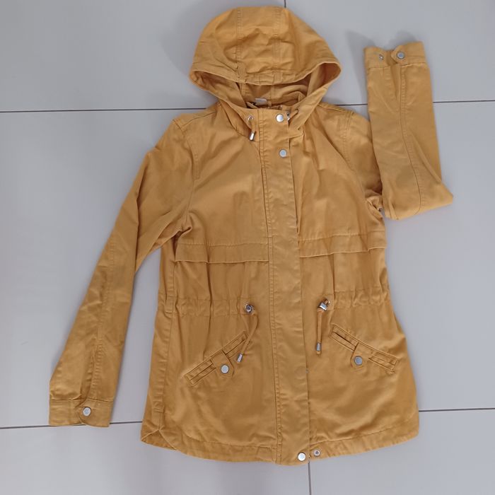 Kurtka parka musztardowa H&M XS