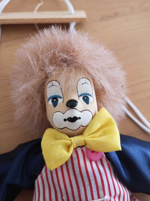 Palhaço decorativo para pendurar em baloiço