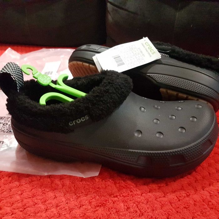 Crocs Klapki kalosze buty Classic Lined Shorty mega ciepłe 41/42 m8w10